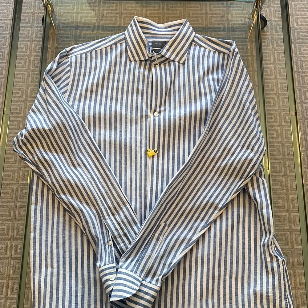 Blue Striped Men's Shirt
